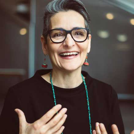 DozentIn Maria Wolf, Foto: Anneke Dunkhase 